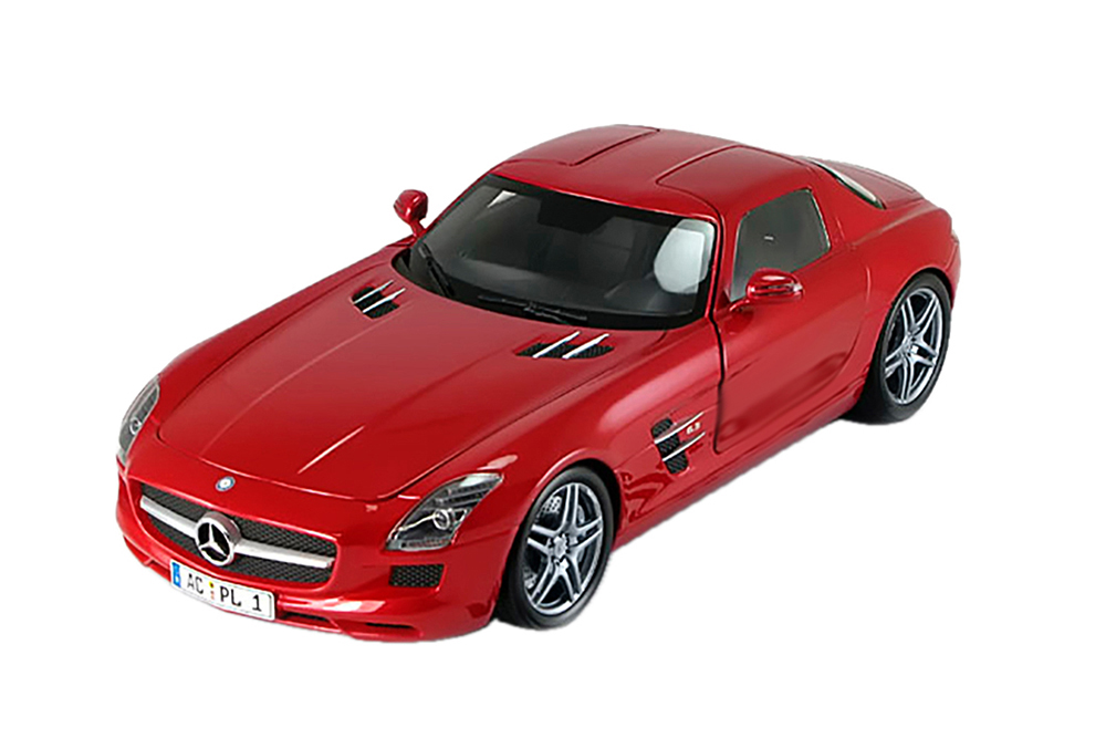 MERCEDES SLS AMG 2010 RED METALLIC