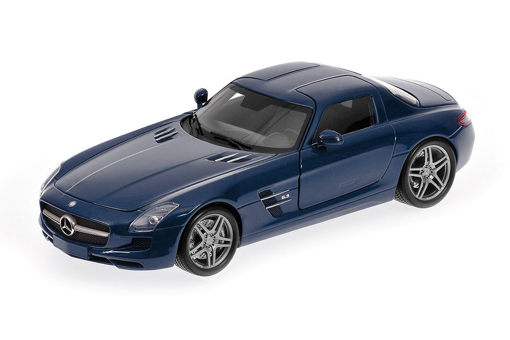 MERCEDES SLS AMG 2010 BLUE METALLIC