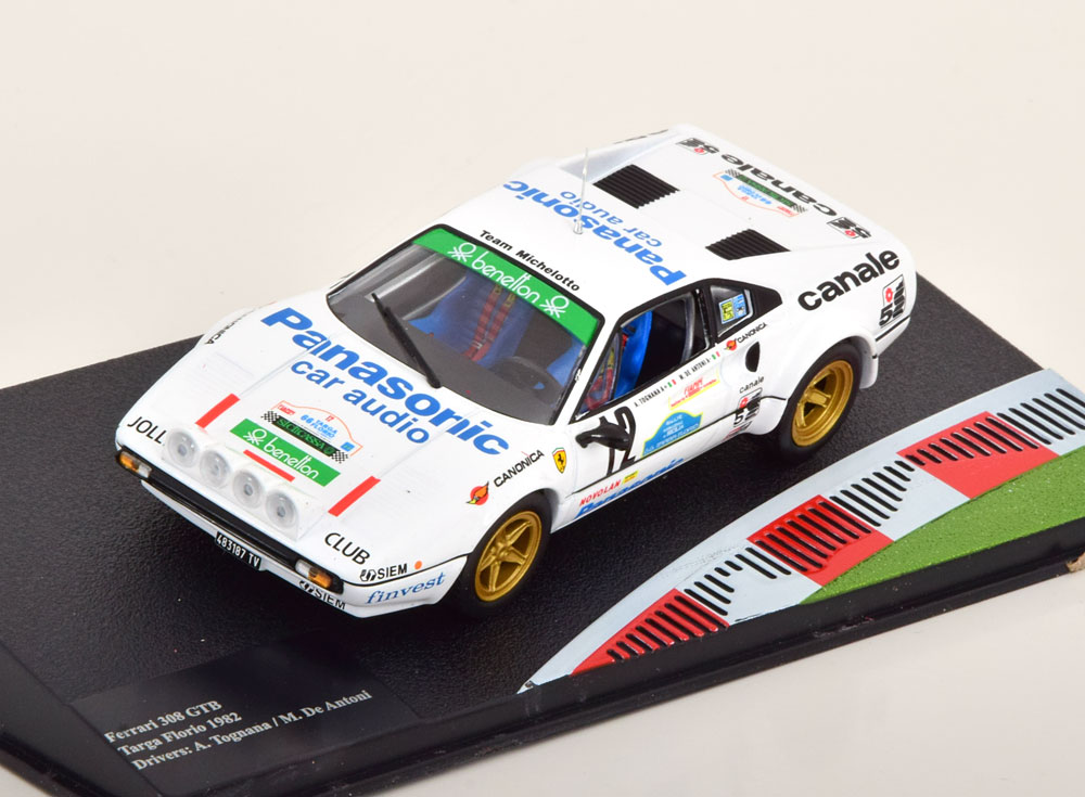 FERRARI 308 GTB WINNER RALLY TARGA FLORIO 1982