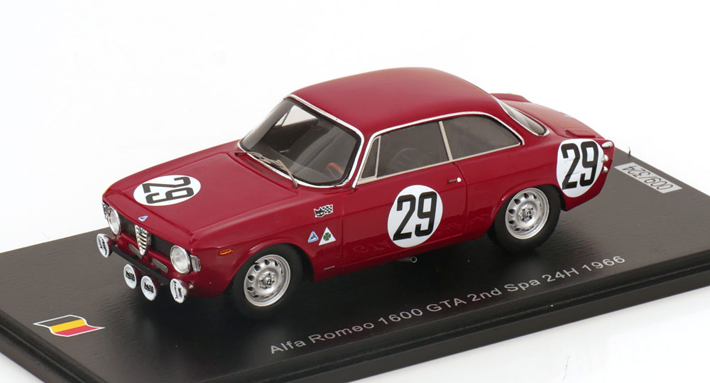 ALFA ROMEO 1600 GTA NO 29 24H SPA 1966