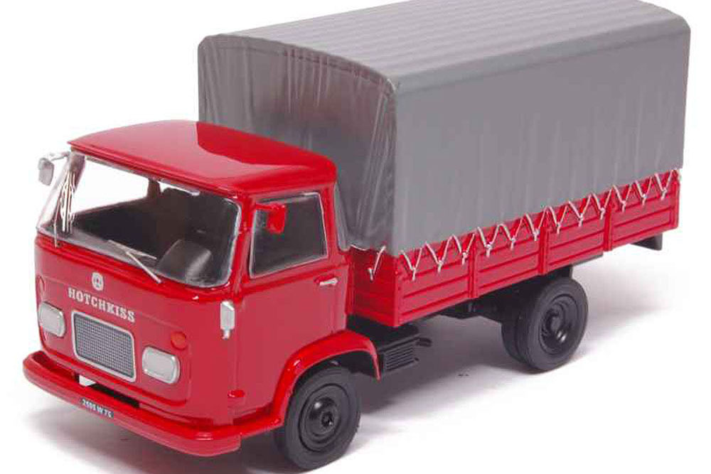 HOTCHKISS DH60 FLATBED TRUCK WITH TENT 1959 RED