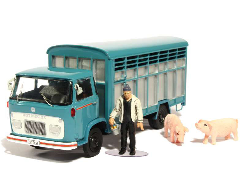 HOTCHKISS DH80 С ФИГУРКАМИ СКОТОВОЗ 1964 GREEN