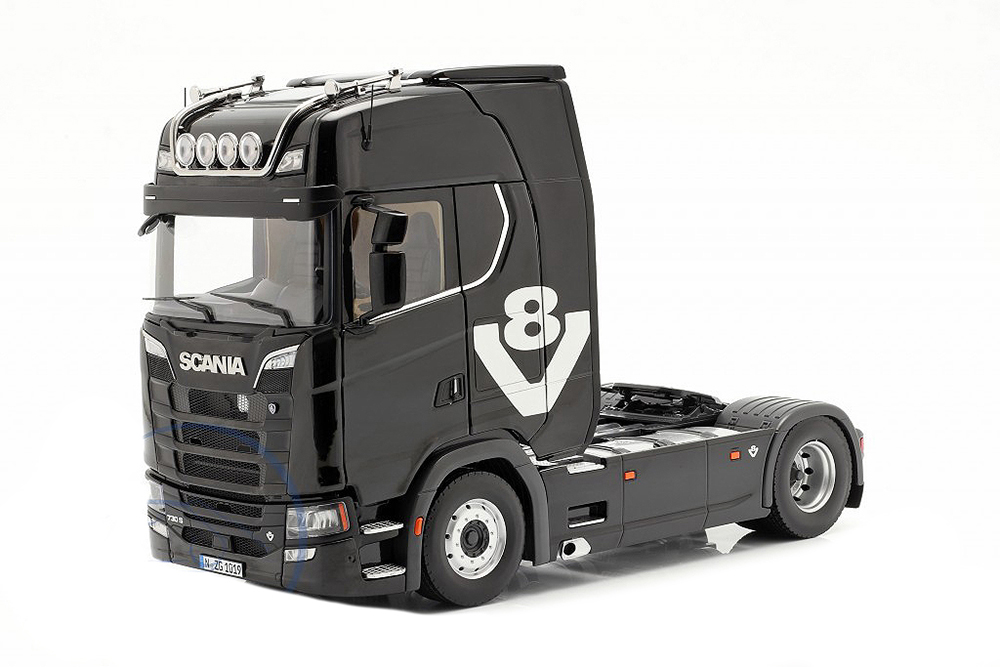SCANIA V8 730S 4X2 TRUCK BLACK / SCANIA V8 730S 4X2 ГРУЗОВИК ЧЕРНЫЙ