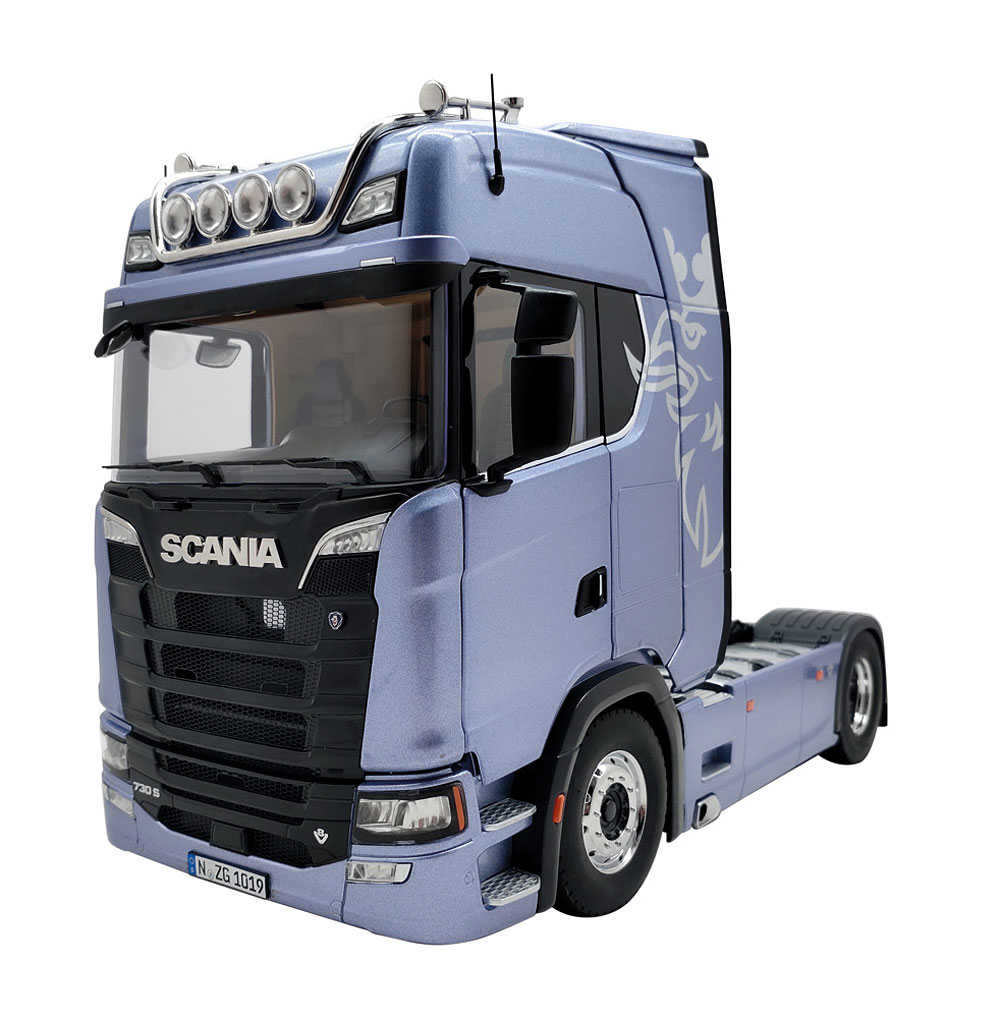 SCANIA V8 730S 4X2 TOWING VEHICLE LIGHTBLUE-METALLIC