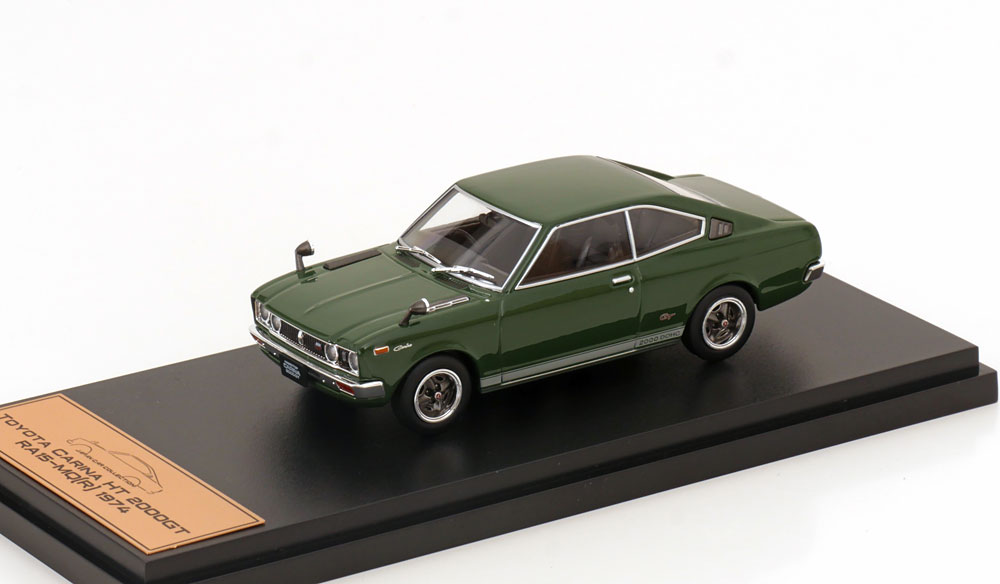 TOYOTA CARINA HT 2000GT A15-MQ R 1974 GREEN