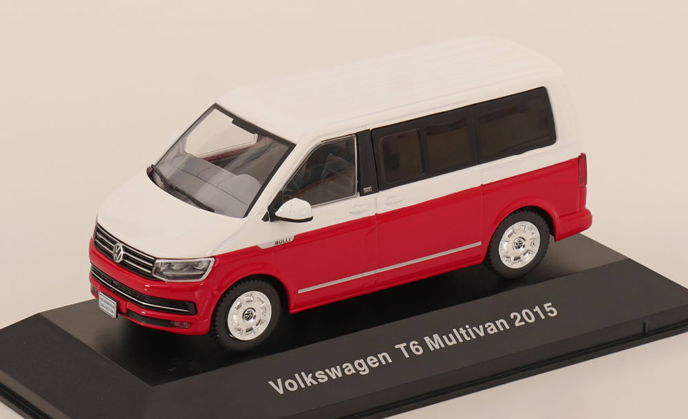 VW VOLKSWAGEN T6 MULTIVAN 2015 RED WHITE