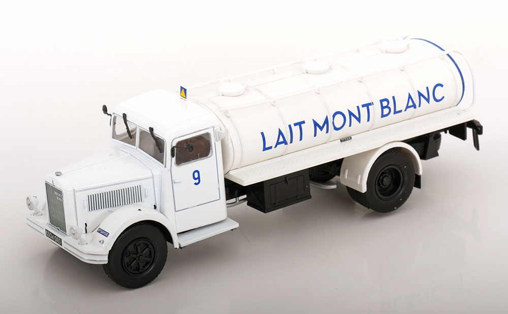 BERLIET GDR 7 D LAIT MONT BLANC WHITE BLUE