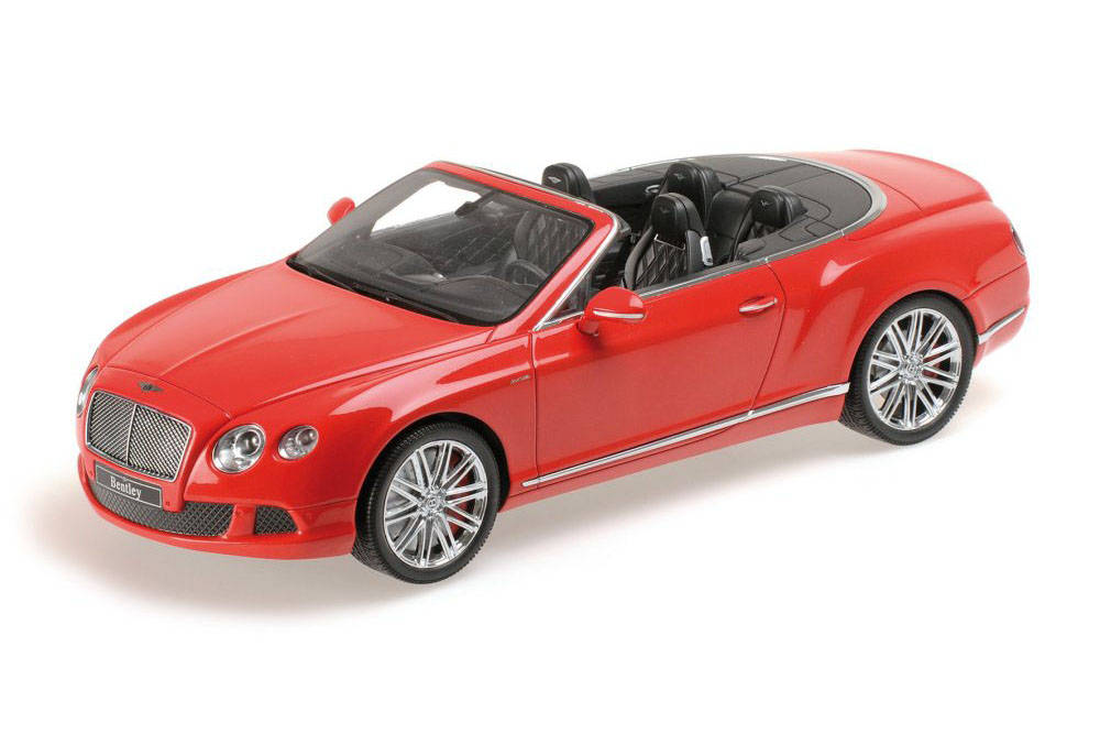 BENTLEY CONTINENTAL GT SPEED CONVERTIBLE 2013 RED LIMITED EDITION 999 PCS