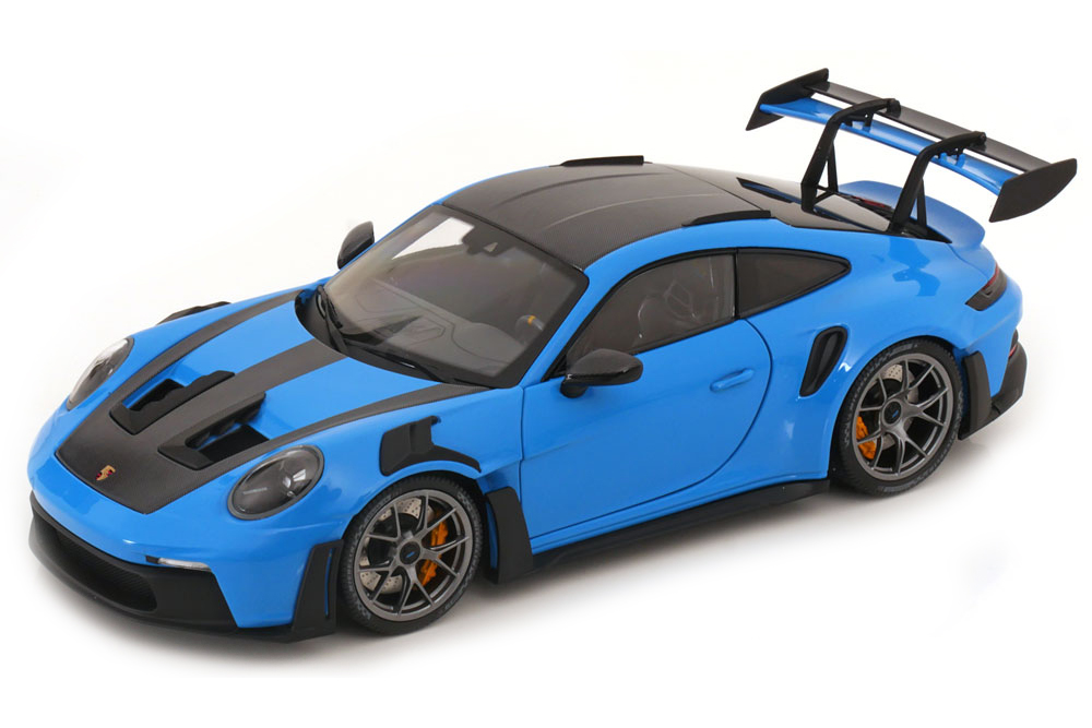 PORSCHE 911 (992) GT3 RS WEISSACH PACKAGE 2024 LIGHT BLUE CARBON