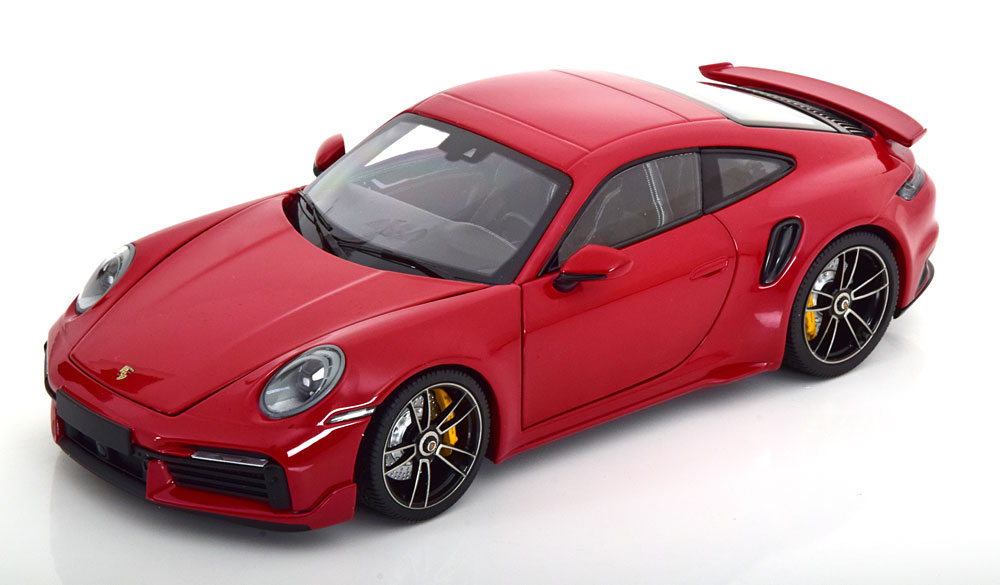 PORSCHE 911 (992) TURBO S SPORT DESIGN 2021 RED