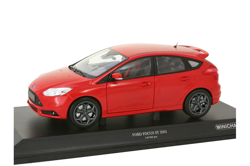 FORD FOCUS ST 2011 RED LIMITED EDITION 504 PCS