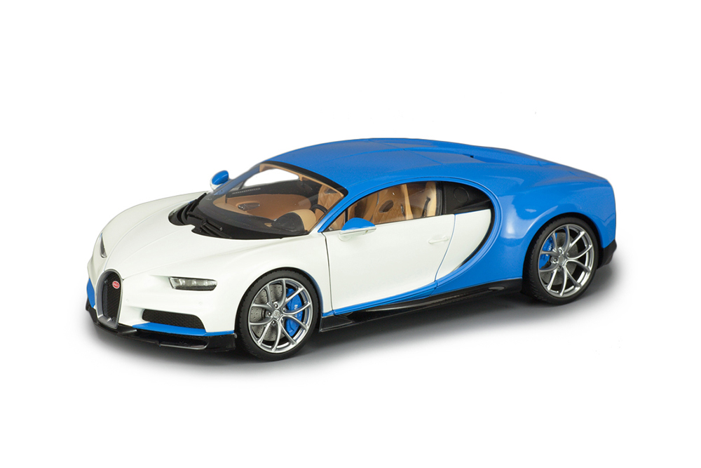 BUGATTI CHIRON ГОЛУБОЙ С БЕЛЫМ
