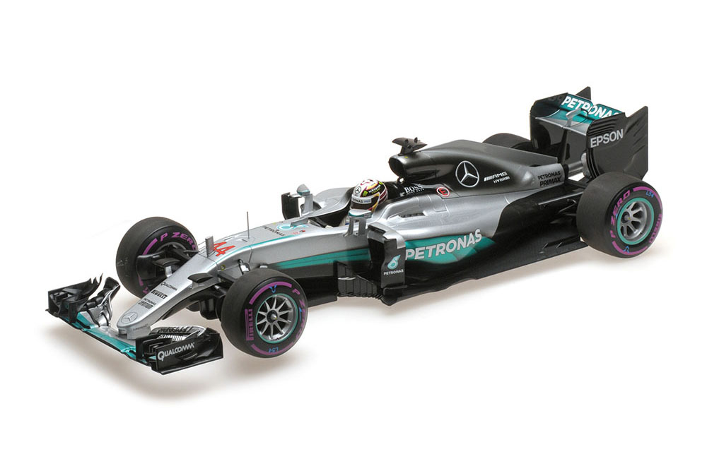 MERCEDES-AMG PETRONAS MOTORSPORT F1 W07 EQ POWER+ LEWIS HAMILTON WINNER ABU DHABI GP 2016 #44 L.E. 300