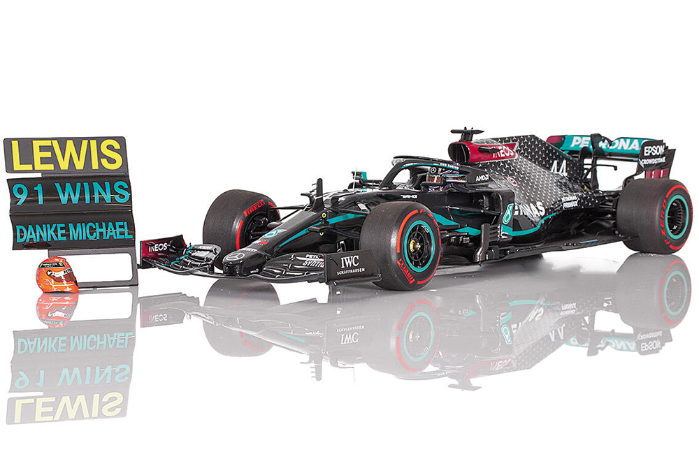 MERCEDES-AMG PETRONAS FORMULA ONE TEAM W11 EQ PERFORMANCE L.HAMILTON 91st F1 WIN EIFEL GP 2020