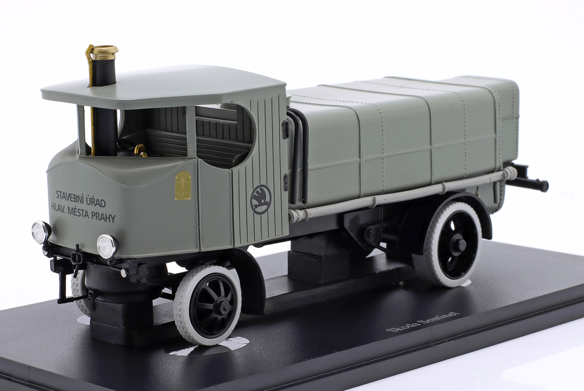 SKODA SENTINEL TANK TRUCK YEAR 1924 GRAY / ШКОДА СЕНТИНЕЛЬ АВТОЦИСТЕРНА 1924 СЕРЫЙ