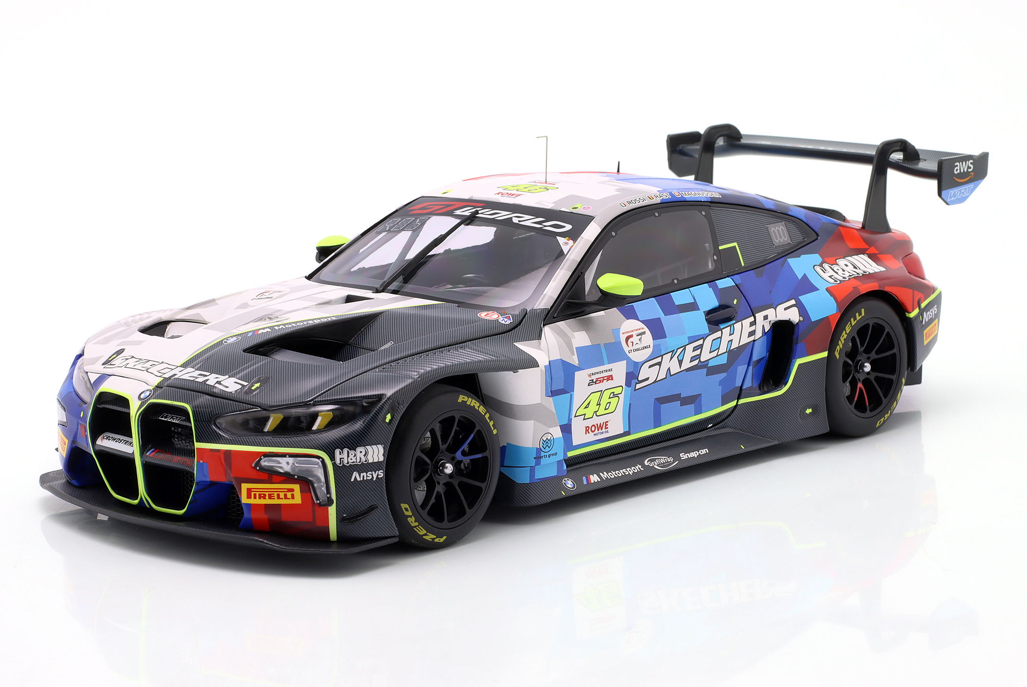 BMW M4 GT3 EVO #46 24H SPA 2025 ROSSI, MAGNUSSEN, RAST / БМВ M4 ГТ3 ЭВО 24 ЧАСА СПА РОССИ МАГНУССЕН РАСТ