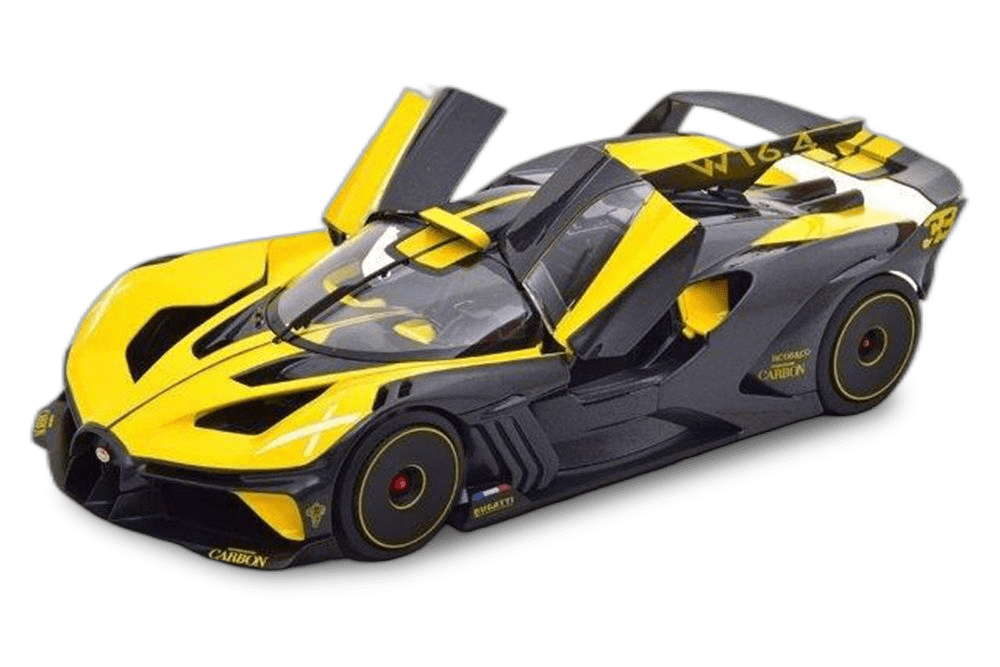 BUGATTI BOLIDE 2020 YELLOW/METALLIC GREY