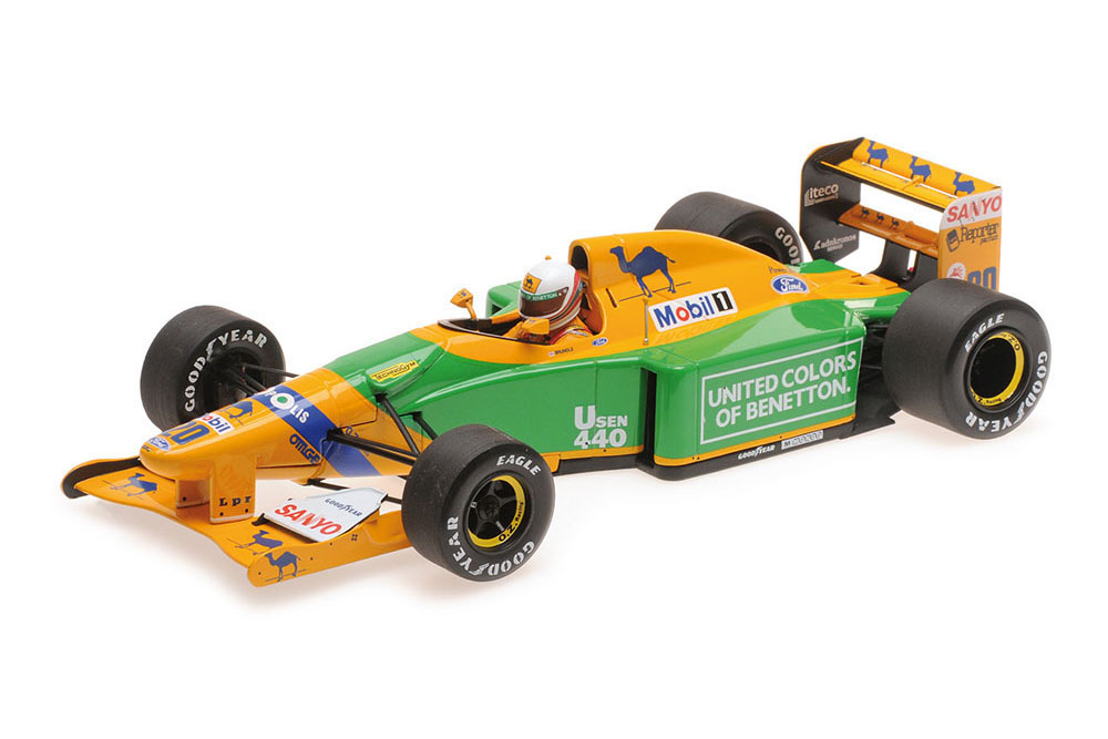 BENETTON FORD B192 BRUNDLE 3RD PLACE GREAT BRITAIN SILVERSTONE 1992