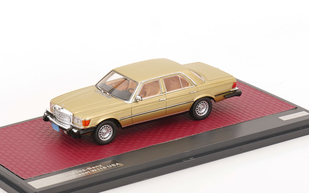 MERCEDES 300 SD W116 US-VERSION 1978 GOLDEN METALLIC