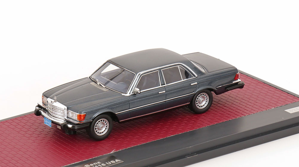MERCEDES 300 SD W116 US-VERSION 1978 DARK BLUE METALLIC