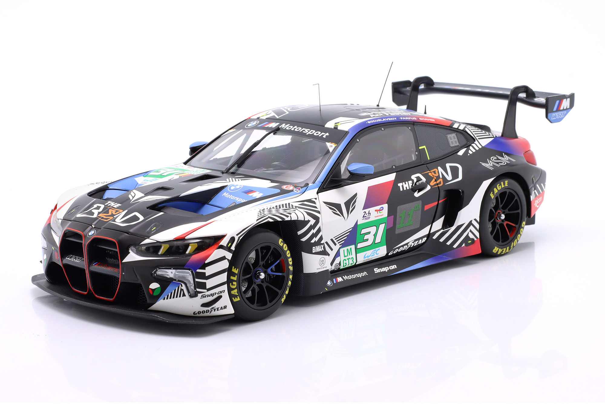 BMW M4 GT3 EVO #31 24H LEMANS 2025 THE BEND TEAM WRT / БМВ M4 ГТ3 ЭВО 24 ЧАСА ЛЕ-МАН БЕНД КОМАНДА ВРТ