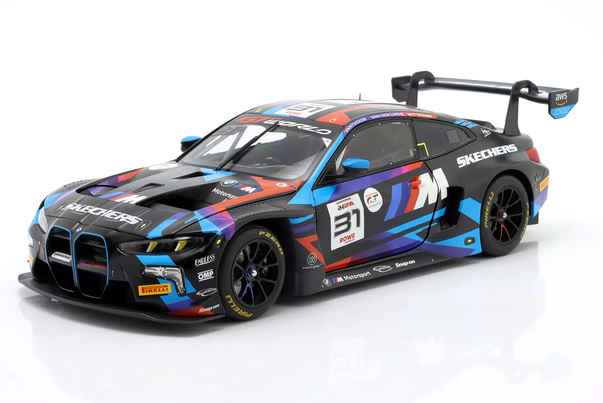 BMW M4 GT3 EVO #31 8TH 24H SPA 2025 VANTHOOR, VAN DER LINDE, WITTMANN / БМВ M4 ГТ3 ЭВО 8 МЕСТО 24 ЧАСА СПА ВАНТУР ФУРГОН ЛИНДЕ ВИТТМАНН