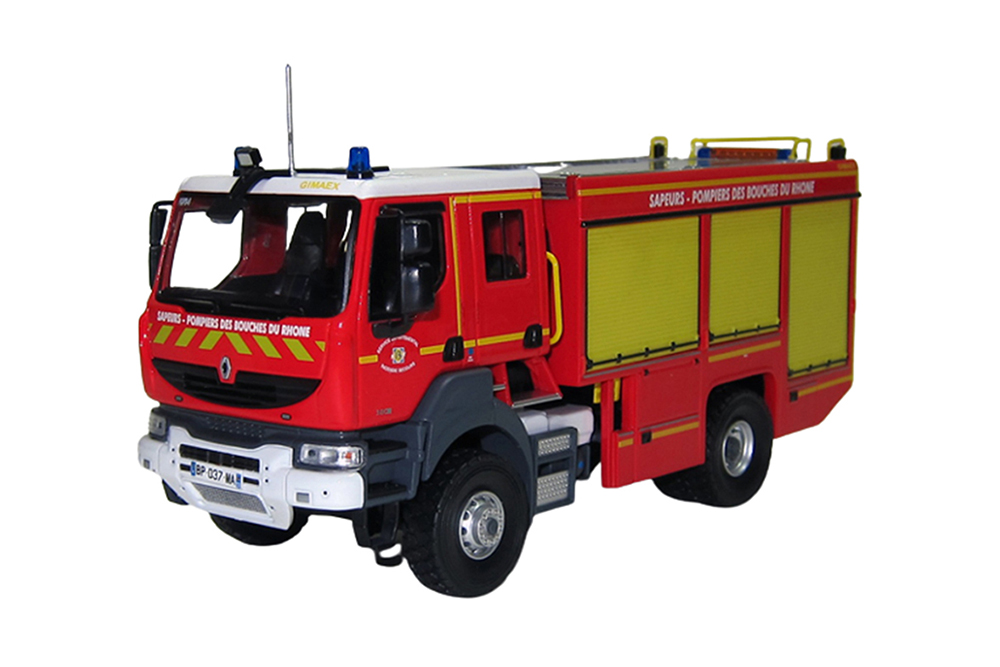 RENAULT KERAX 4Х4 DOUBLE CABINE FDGP GIMAEX SDIS 13 ПОЖАРНЫЙ 2015