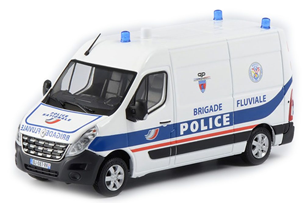 RENAULT MASTER POLICE FLUVIAL BRIGADE РЕЧНАЯ ПОЛИЦИЯ ФРАНЦИИ 2014 WHITE