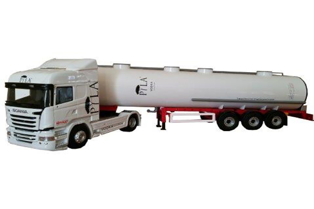 SCANIA STREAMLINE HIGHLINE WITH SEMI-TRALER TANK VODKA PYLA 2019