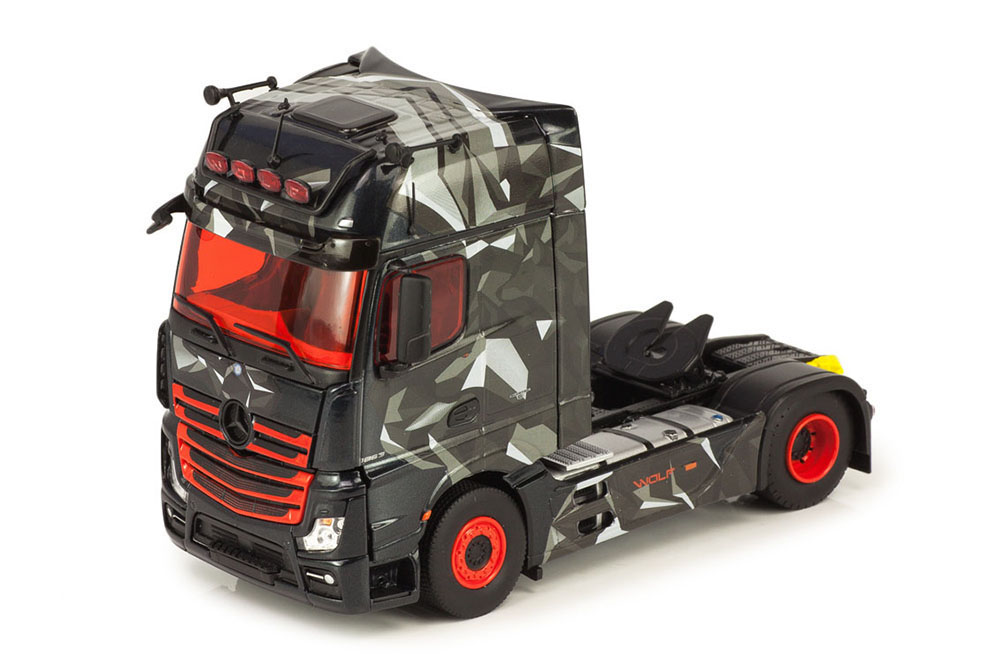 MERCEDES ACTROS 2 1863 BLUETECO 6 WOLF 2018 BLACK