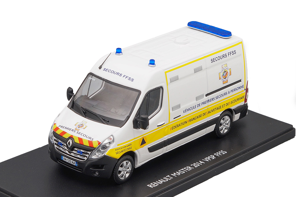 RENAULT MASTER SICURITE CIVILE VEHICULE DE PREMIERS SECOURS VPSP FFSS 2014