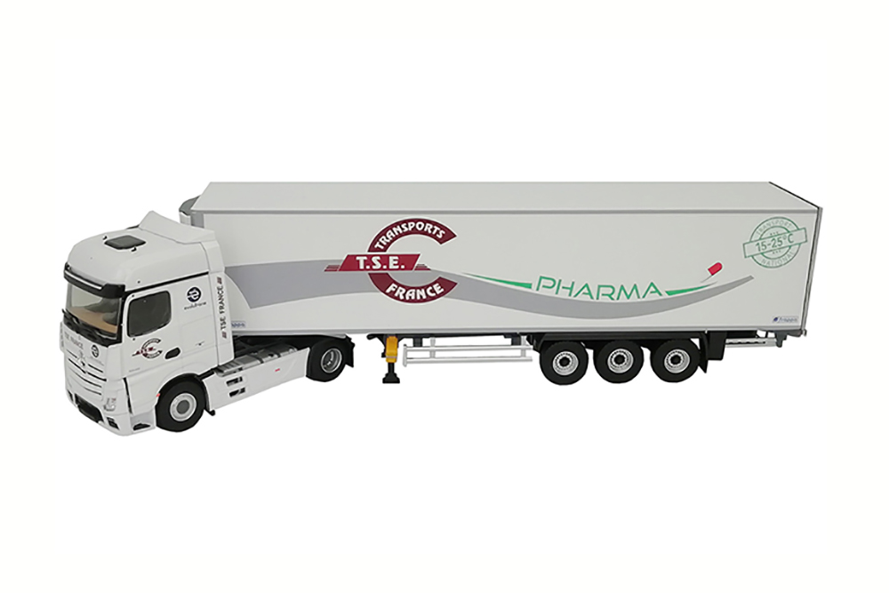 MERCEDES ACTROS 2 C ПОЛУПРИЦЕПОМ-РЕФРИЖЕРАТОРОМ FRAPPA TSE FRANCE PHARMA 2014