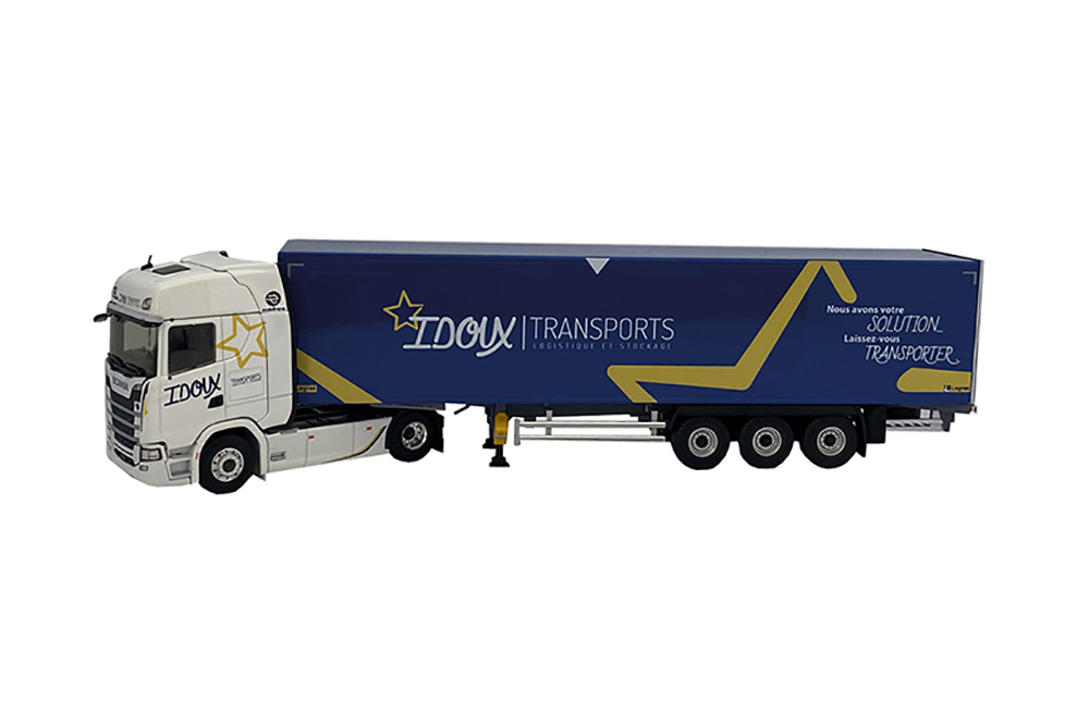 SCANIA S500 C ПОЛУПРИЦЕПОМ IDOUX TRANSPORTS 2021