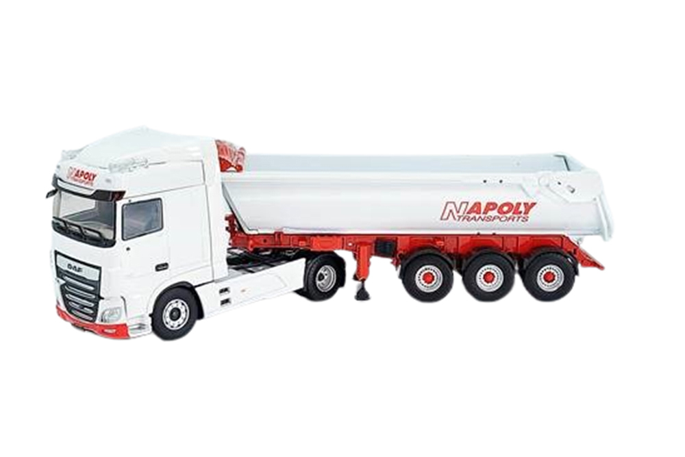 DAF XF480 MY17 С ПОЛУПРИЦЕПОМ-САМОСВАЛОМ NAPOLY TRANSPORTS 2021