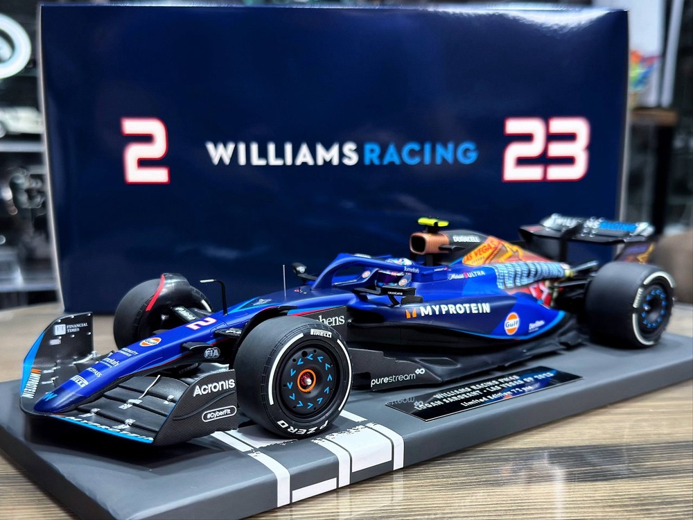 WILLIAMS RACING FW45 LOGAN SARGEANT LAS VEGAS GP 2023 / WILLIAMS ГОНОЧНЫЙ FW45 ЛОГАН САРДЖЕНТ ГРАН-ПРИ ЛАС-ВЕГАСА