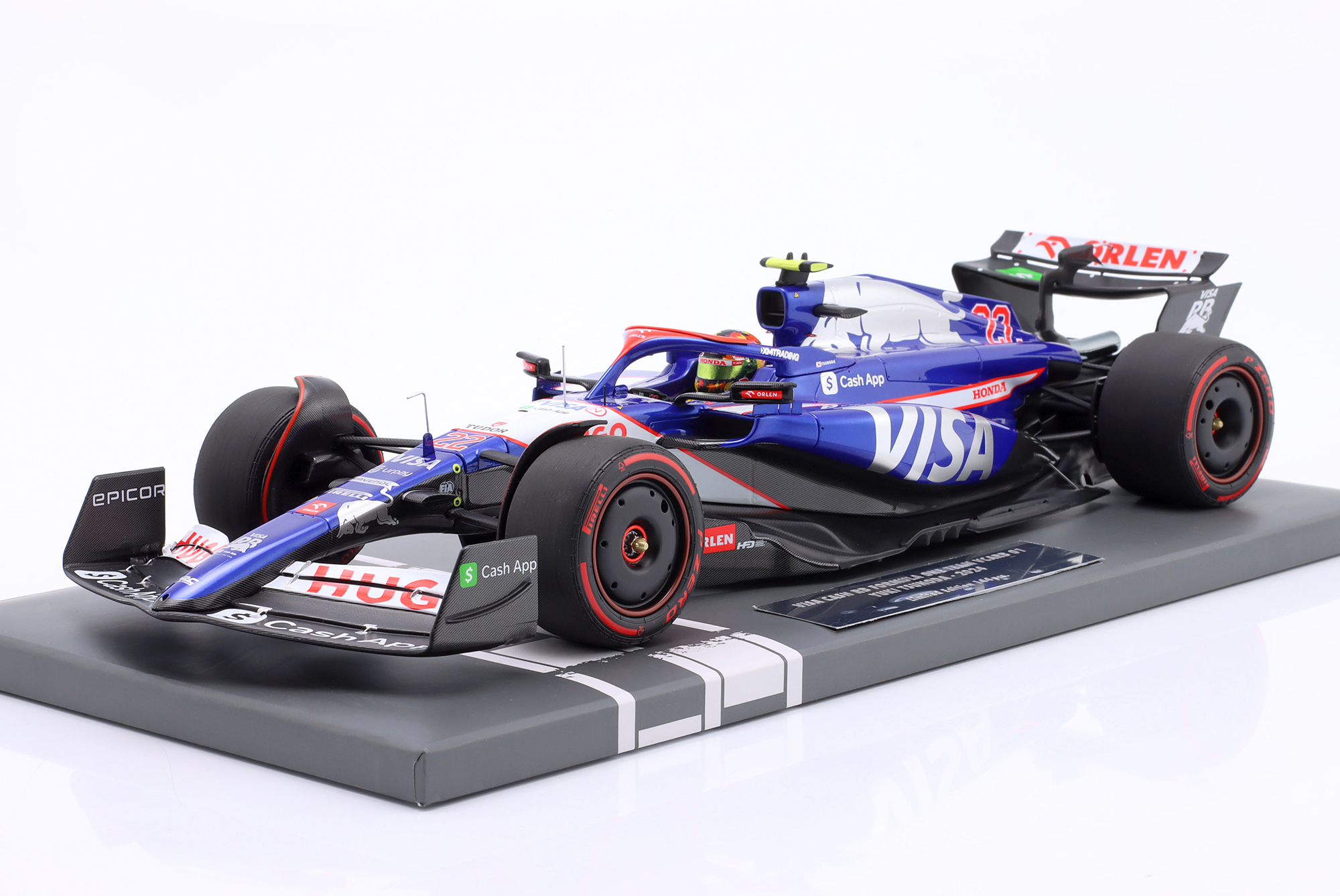 RB VCARB 01 #22 FORMULA 1 2024 YUKI TSUNODA / РЕД БУЛЛ 01 ФОРМУЛА-1 ЮКИ ЦУНОДА