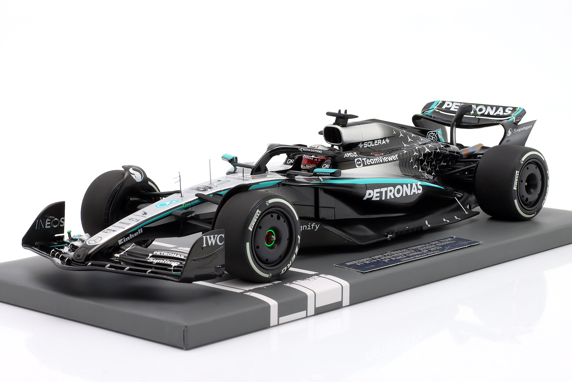 MERCEDES-AMG F1 W16 #63 3RD CHINA GP FORMULA 1 2025 G. RUSSELL / МЕРСЕДЕС-АМГ ФОРМУЛА-1 W16 3 МЕСТО ГРАН-ПРИ КИТАЯ ДЖОРДЖ РАССЕЛЛ