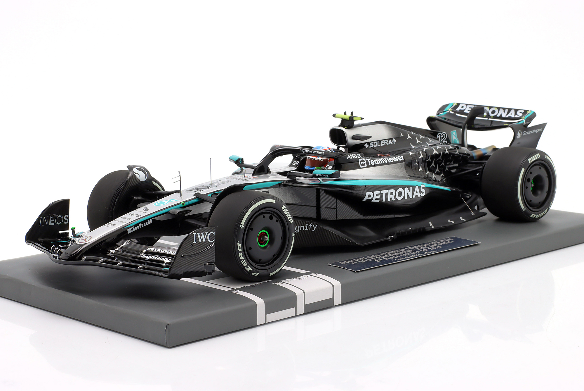 MERCEDES-AMG F1 W16 #12 3RD CANADA GP FORMULA 1 2025 KIMI ANTONELLI / МЕРСЕДЕС-АМГ ФОРМУЛА-1 W16 3 МЕСТО ГРАН-ПРИ КАНАДЫ КИМИ АНТОНЕЛЛИ