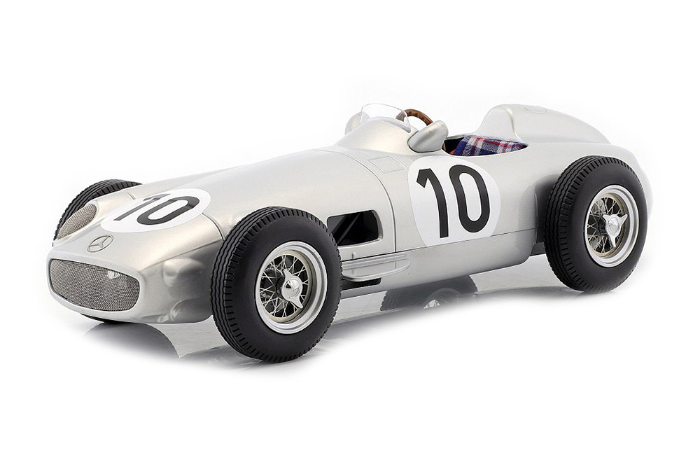 MERCEDES W196 #10 2ND BRITISH GP WORLD CHAMPION J.M. FANGIO 1955 / МЕРСЕДЕС 196 ЧЕМПИОНА МИРА ХУНА МАНУЭЛЯ ФАНХИО