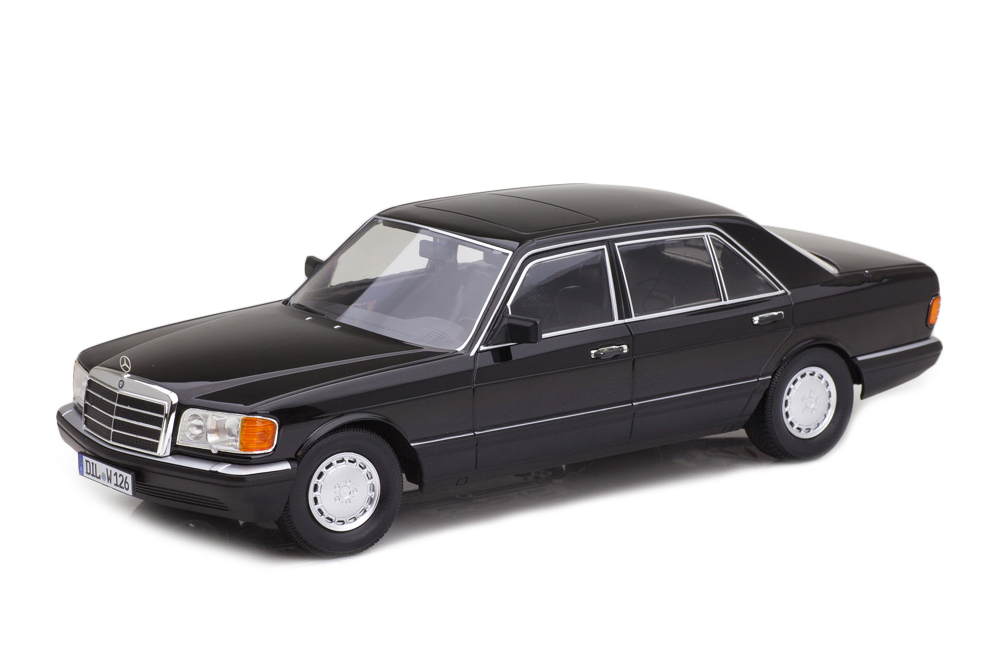 MERCEDES W126 560 SEL S-CLASS 1985 / МЕРСЕДЕС 560 ЧЕРНЫЙ