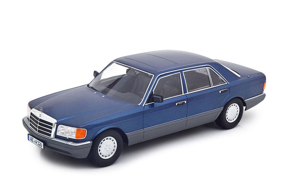 MERCEDES-BENZ 560 SEL W126 1985 СИНИЙ МЕТАЛЛИК