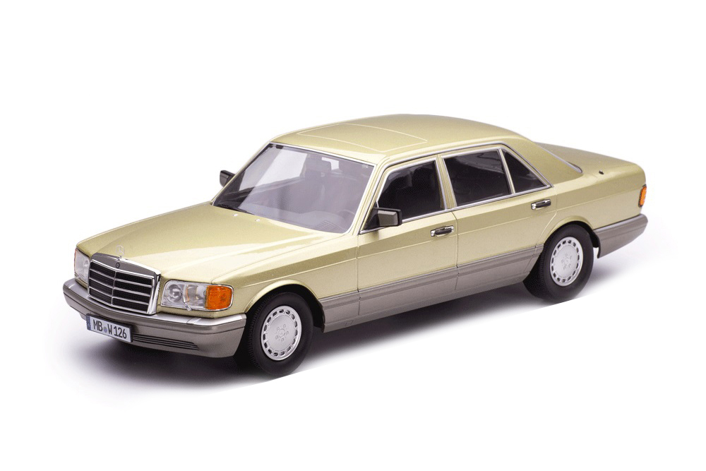MERCEDES-BENZ 560SEL (W126) 1985 СВЕТЛО-ЗЕЛЕНЫЙ МЕТАЛЛИК