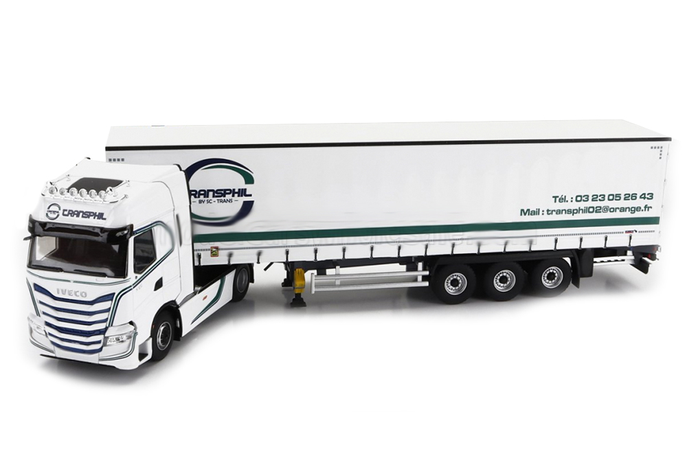 IVECO S-WAY S510 (С ЛЮСТРОЙ) С ПОЛУПРИЦЕПОМ "TRANSPHIL" 2021
