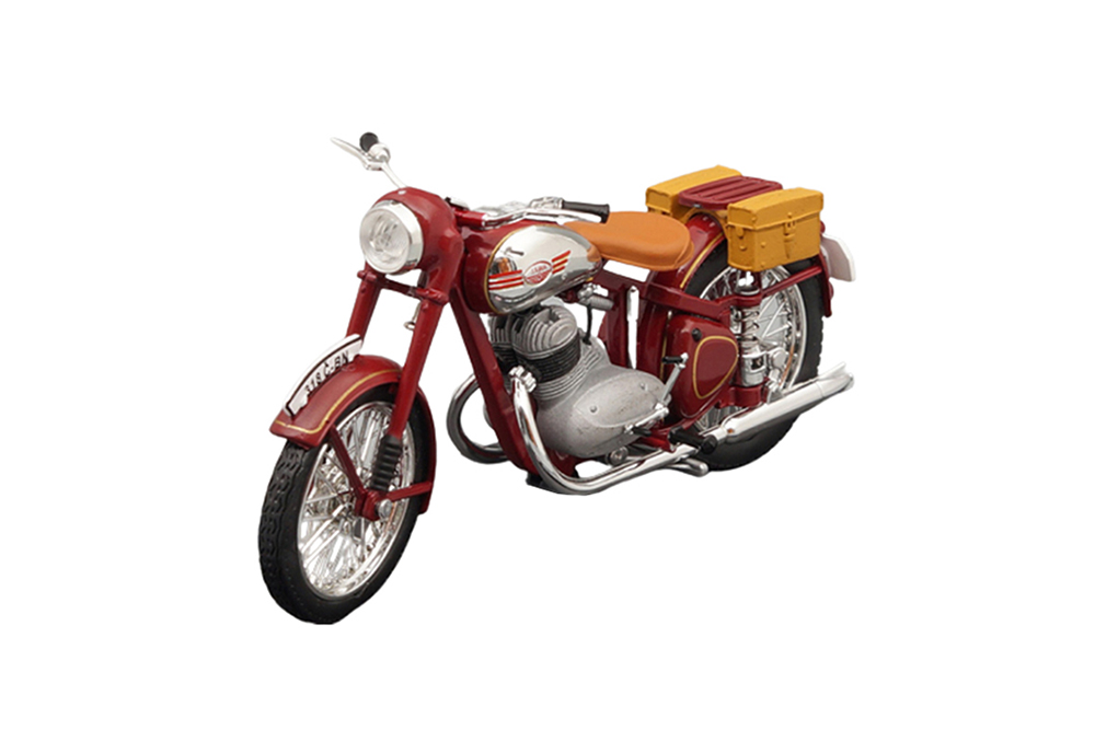 JAWA 350 PERAK 1950 RED / JAVA 350 СЕРЕБРИСТЫЙ 1950 КРАСНЫЙ