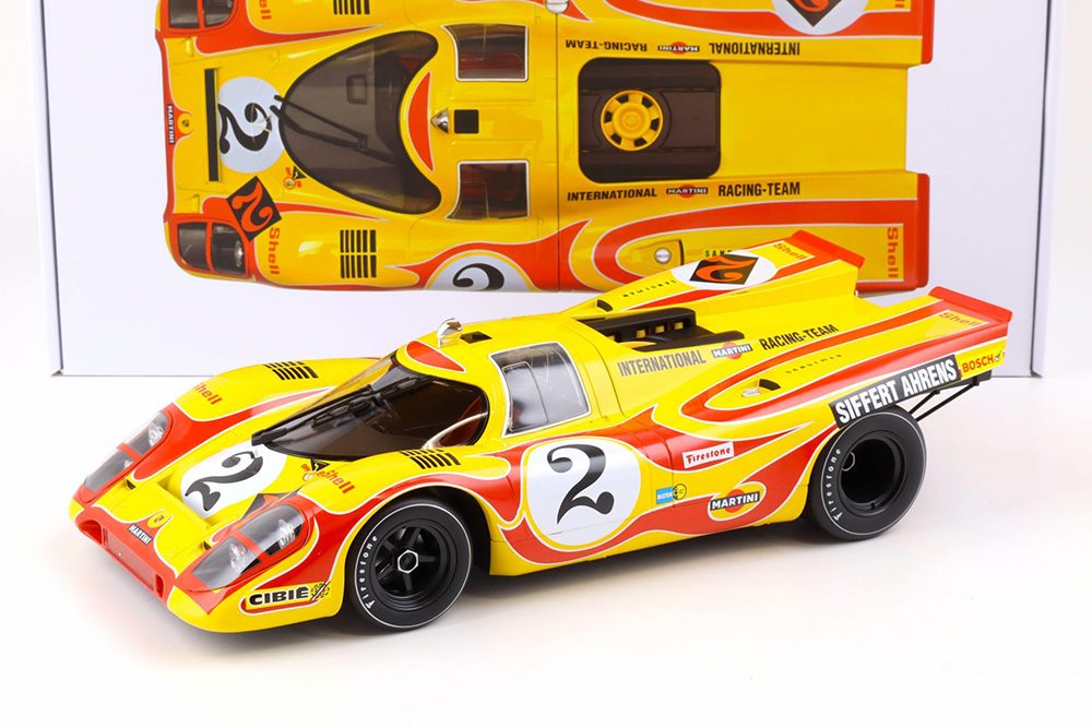 PORSCHE 917K 9H KYALAMI 2 SIFFERT/AHRENS 1970 КРАСНЫЙ С ЖЕЛТЫМ
