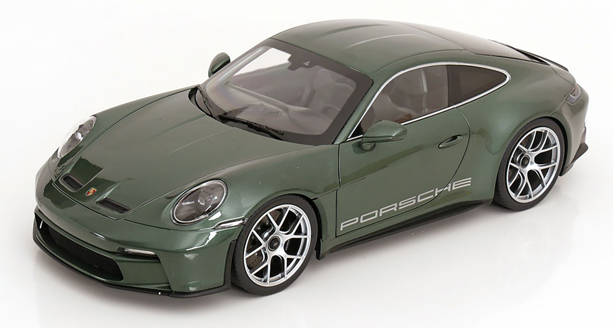 PORSCHE 911 (992) S / T 2023 DARK GREEN-METALLIC / ПОРШЕ 911 992 ТЕМНЫЙ ГРИН-МЕТАЛЛИК ТЕМНО ЗЕЛЕНЫЙ