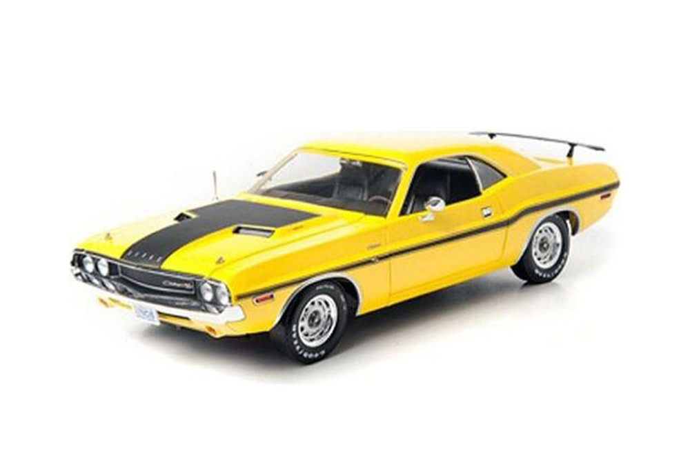 DODGE CHALLENGER R/T 1970 YELLOW (ИЗ ТЕЛЕСЕРИАЛА "МОРСКАЯ ПОЛИЦИЯ: СПЕЦОТДЕЛ")