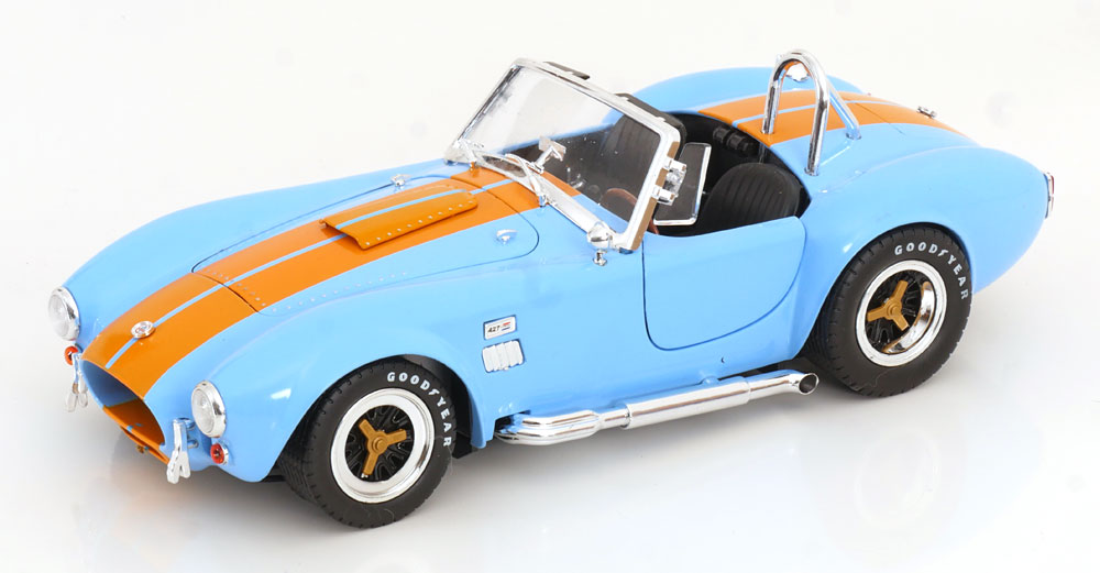 SHELBY COBRA 427 S/C 1966 LIGHTBLUE ORANGE