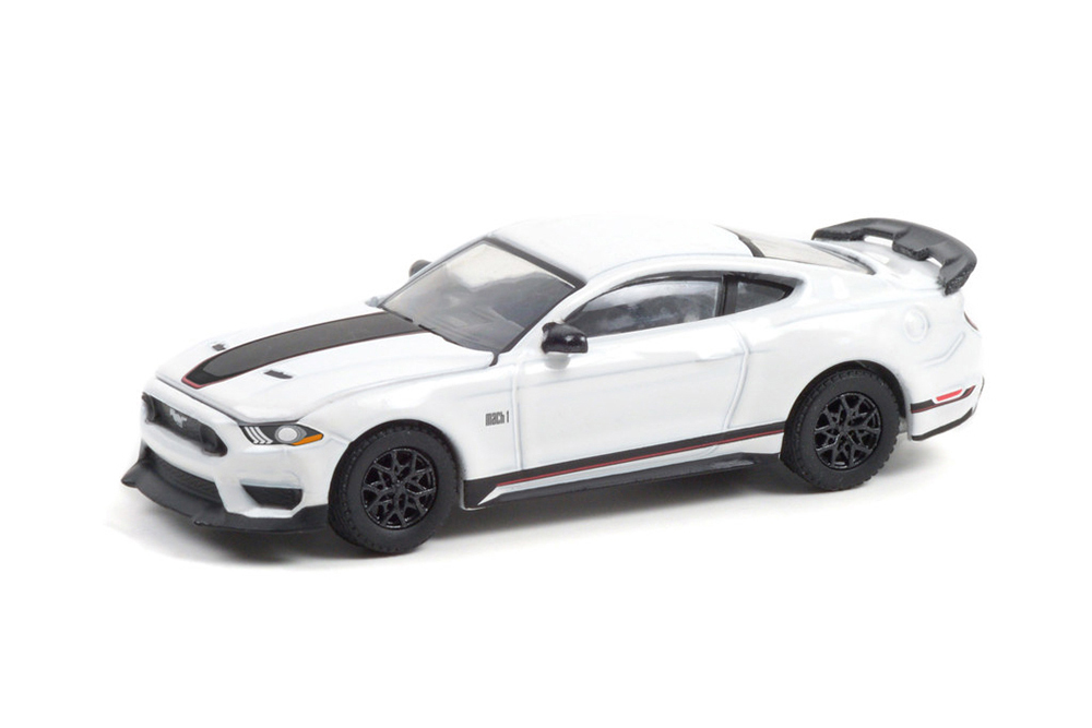 FORD MUSTANG MACH 1 2021 OXFORD WHITE (ДЛИНА МОДЕЛИ 6-10 СМ)