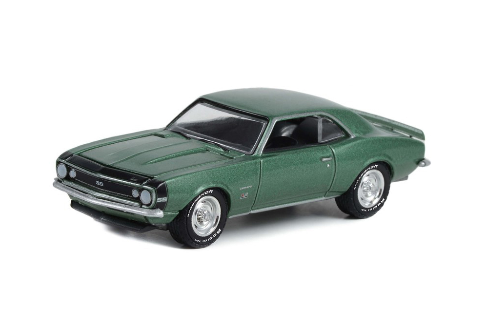 CHEVROLET CAMARO SS 369 1967 MOUNTAIN GREEN (ДЛИНА МОДЕЛИ 6-10 СМ)